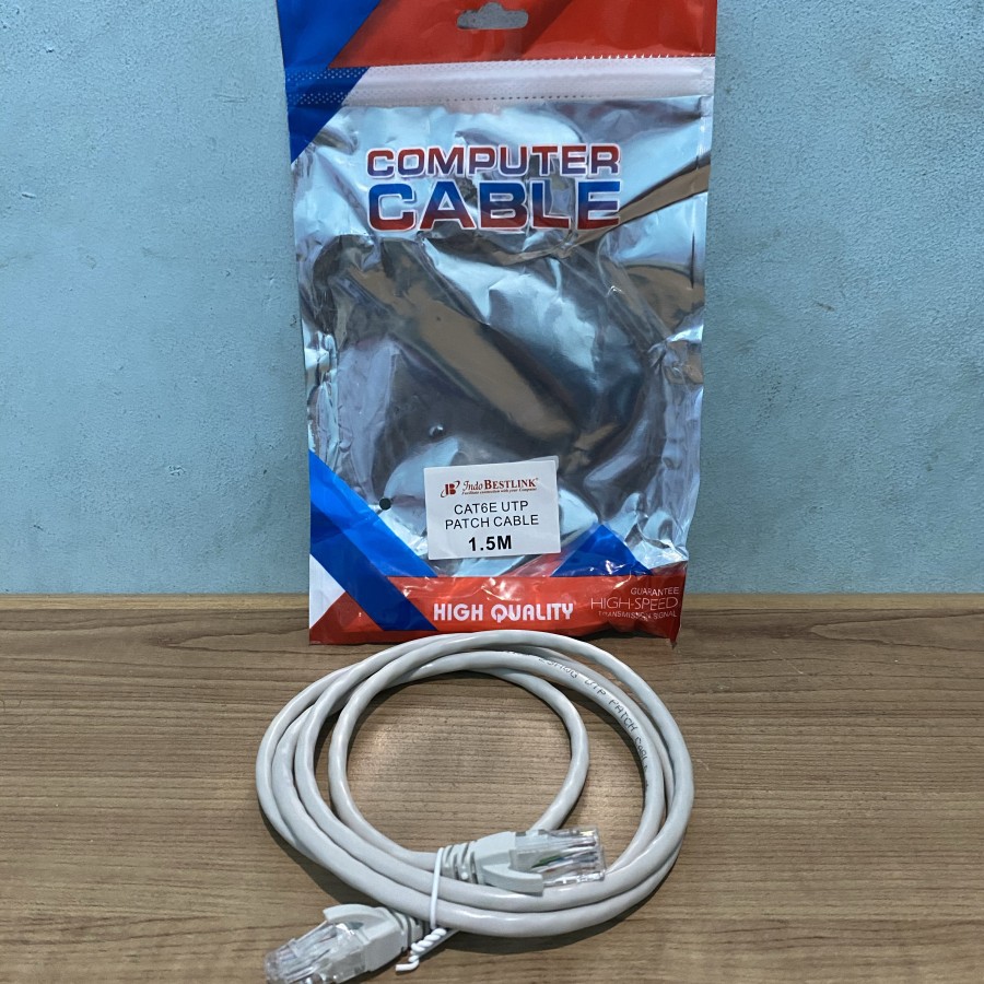 kabel LAN 1.5M Cat6 UTP Cable LAN 1.5 meter Cat 6 Bestlink