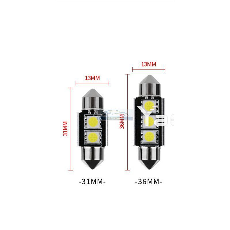 Lampu LED Plafon Kabin Cabin Ferton 31mm&amp;36mm Super Mata Besar