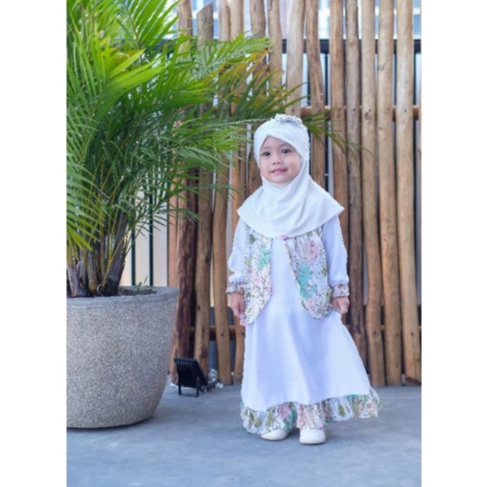 Gamis Anak l Pakaian Anak Perempuan l Gamis Balita l Fashion Anak Cewek Usia  3 - 5 Tahun