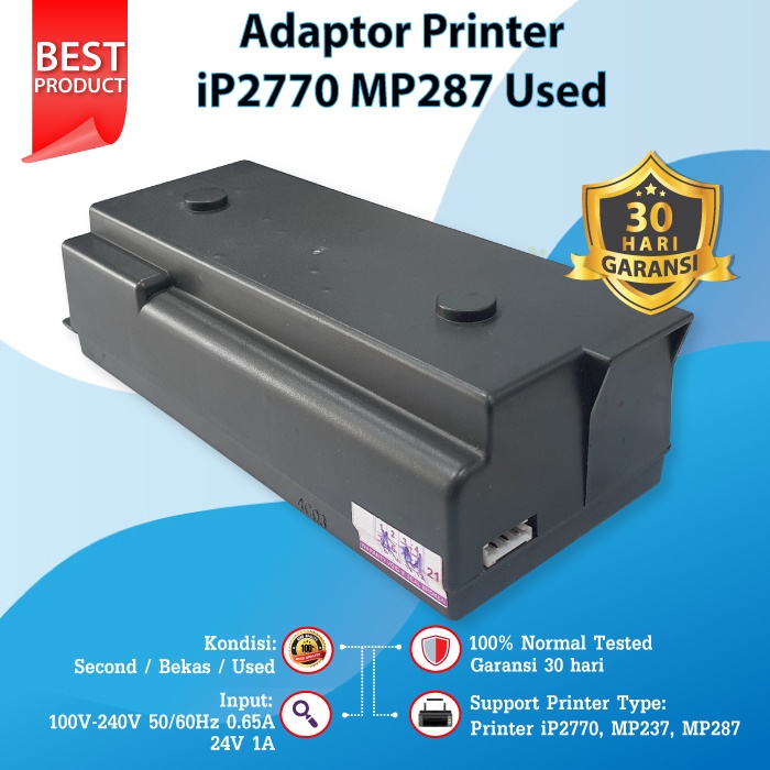 Adaptor Printer Canon MP287 MP237 iP2770 Power Supply Printer ip2770 mp287 mp237 Original