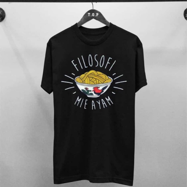 Kaos Pria Keren Murah Distro Filosofi Mie Ayam
