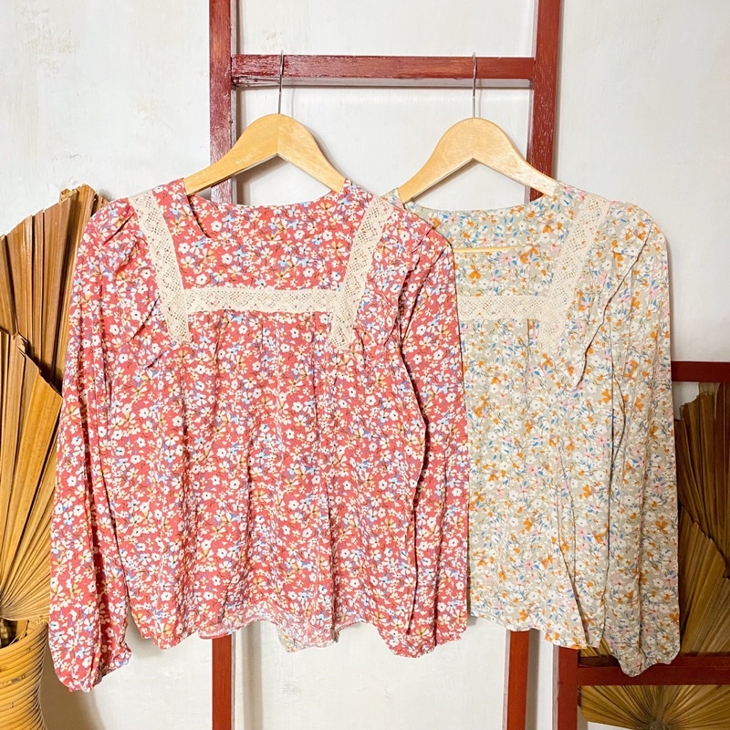 EVELYN TOP / ATASAN WANITA PREMIUM / BLOUSE WANITA/ BAJU KOREA / BLOUSE KOREA / BLOUSE CASUAL / KEME