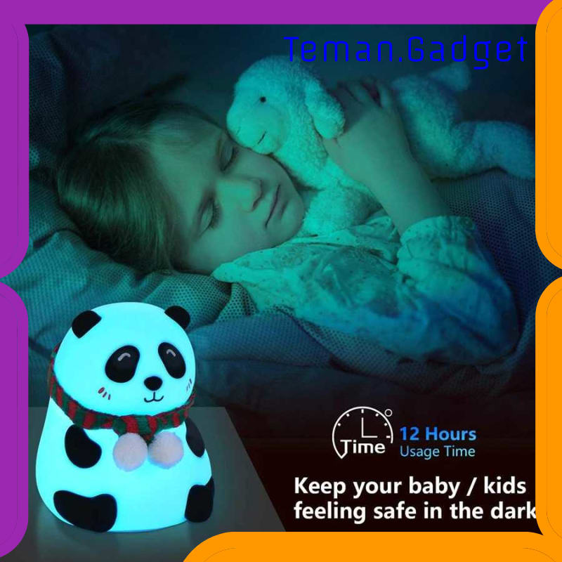 TG-DG257 FREE ON LAMPU TIDUR LED SILICONE LAMP DECORATION MODEL PANDA - LJC-142