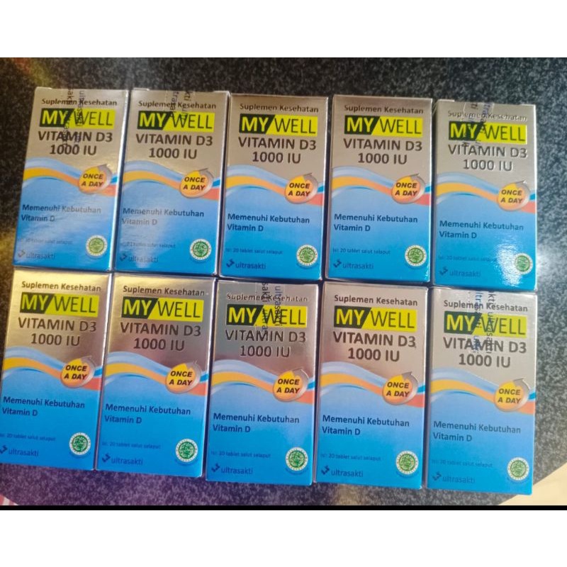 MY WELL VITAMIN D3 1000 IU