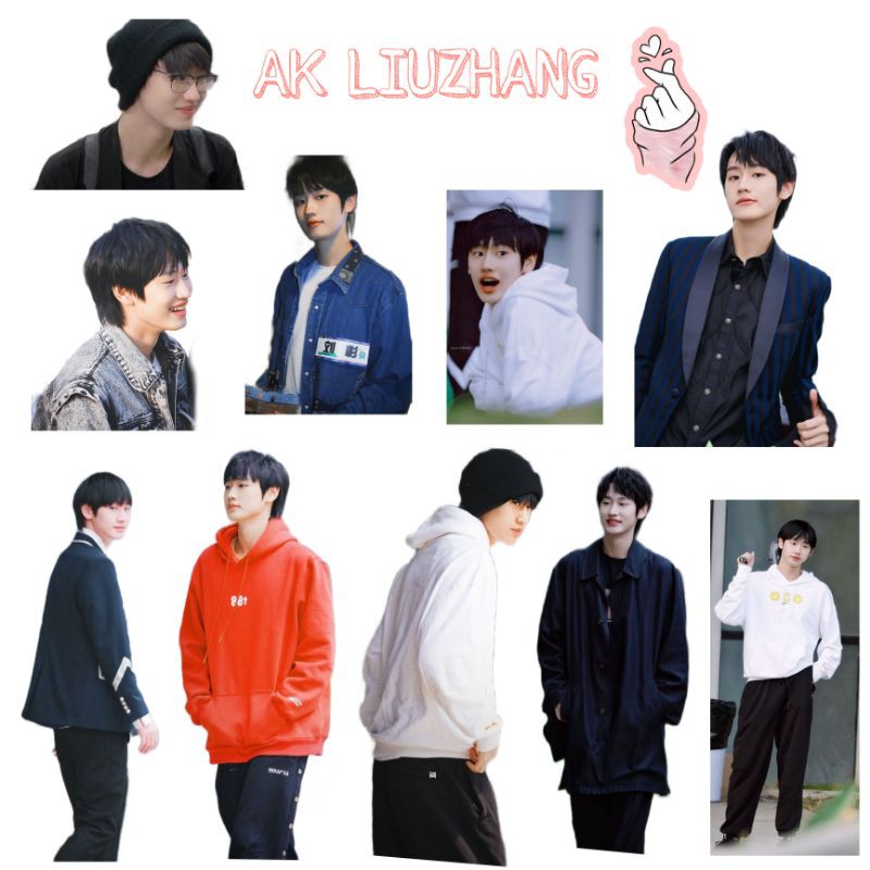 

12 pcs Stiker Ak Liu Zhang Into 1 Chuang 2021 diy aesthetic tahan air stiker laptop/handphone/scrapbook/buku jurnal