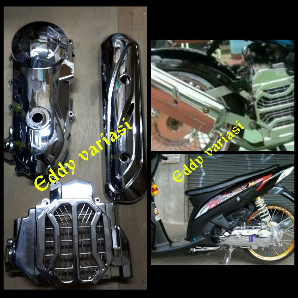 Variasi Vario 110 Karbu Chrome 3 Barang Cn686 Auto Motor