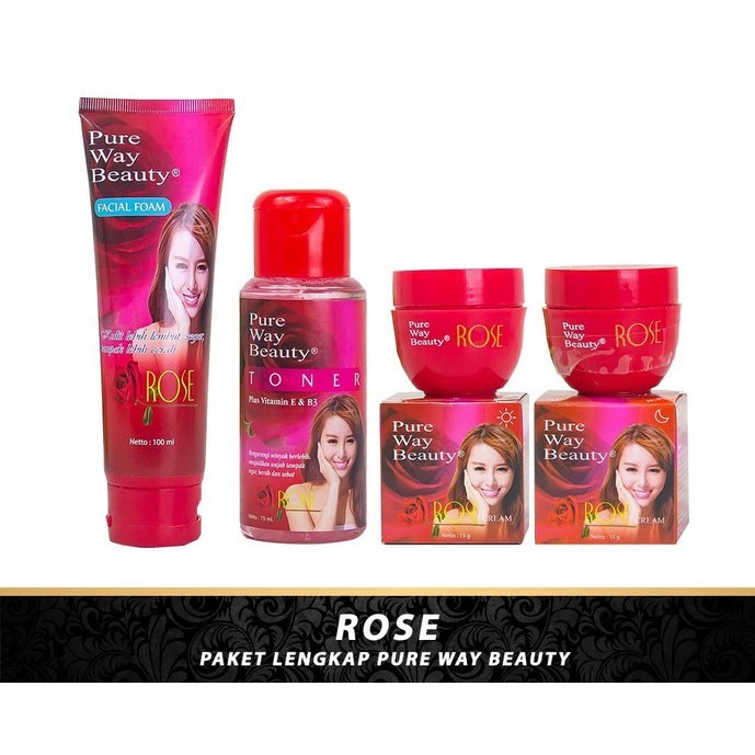 Cream Rose Pure Way Beauty Siang dan Malam  / Cream Rose Pure Way Beauty ORIGINAL BPOM/COD