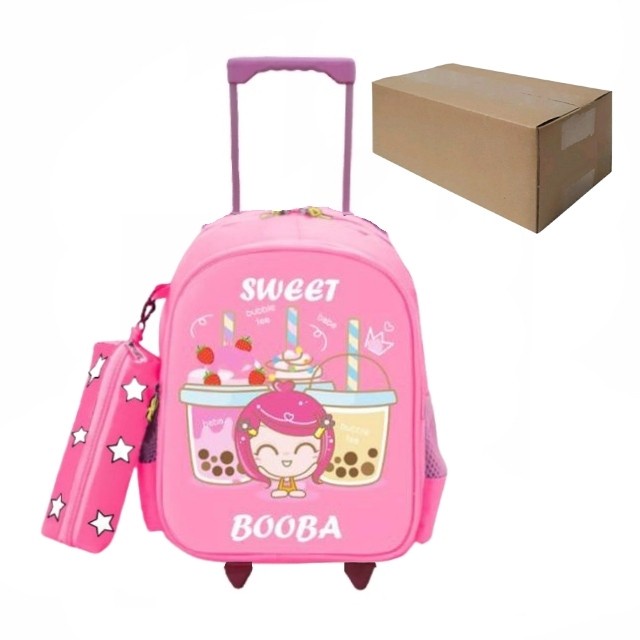 Bayar Ditempat COD NEW Tas Ransel Anak 3D Boba Lucu Kelinci Tas Sekolah Anak Paud TK SD Kado School 