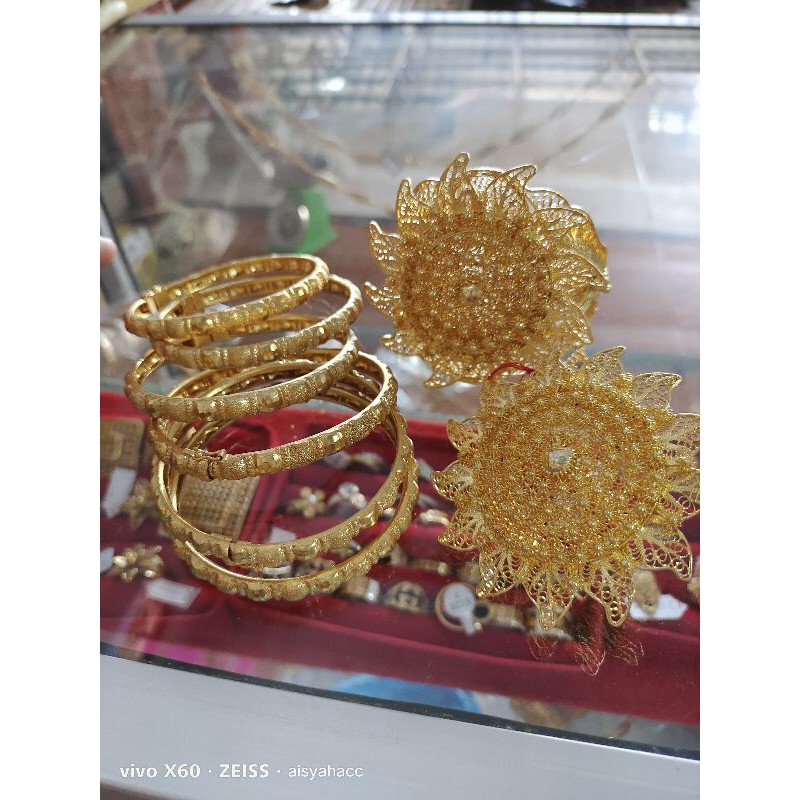 gelang matahari, cincin matahari dan gelang kroncong