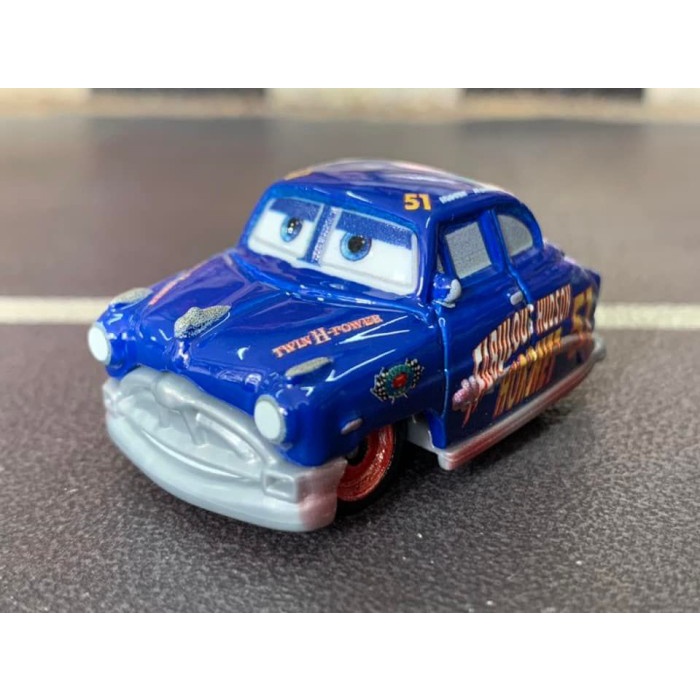 Disney Pixar Cars Mini Racers Fabulous Hudson Hornet Loose Pack - 4 cm