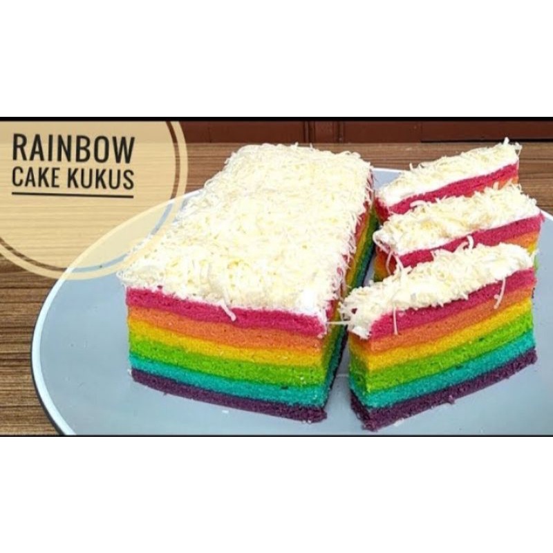 

RAINBOW CAKE SUPER LEMBUT HARGA EKONOMIS