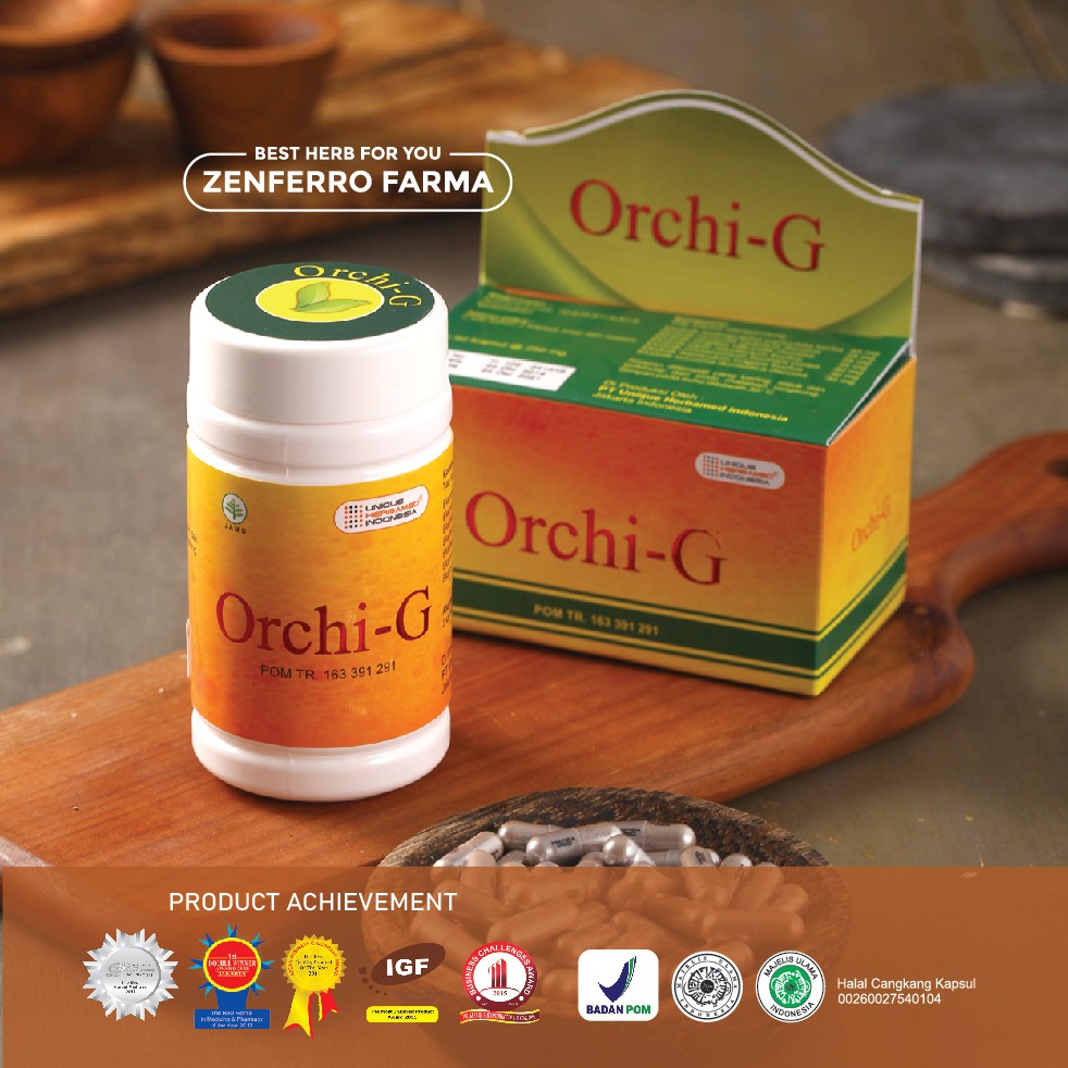 Obat meningkatkan libido & gairah seksual wanita Orchi-G herbamed zenferro farma