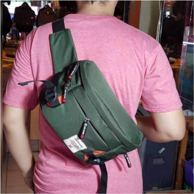 Tas Selempang Bahu Satu Kualitas Tinggi Tas Kurir Pria Tahan Air Tas Punggung Dada Remaja Tas Jalan