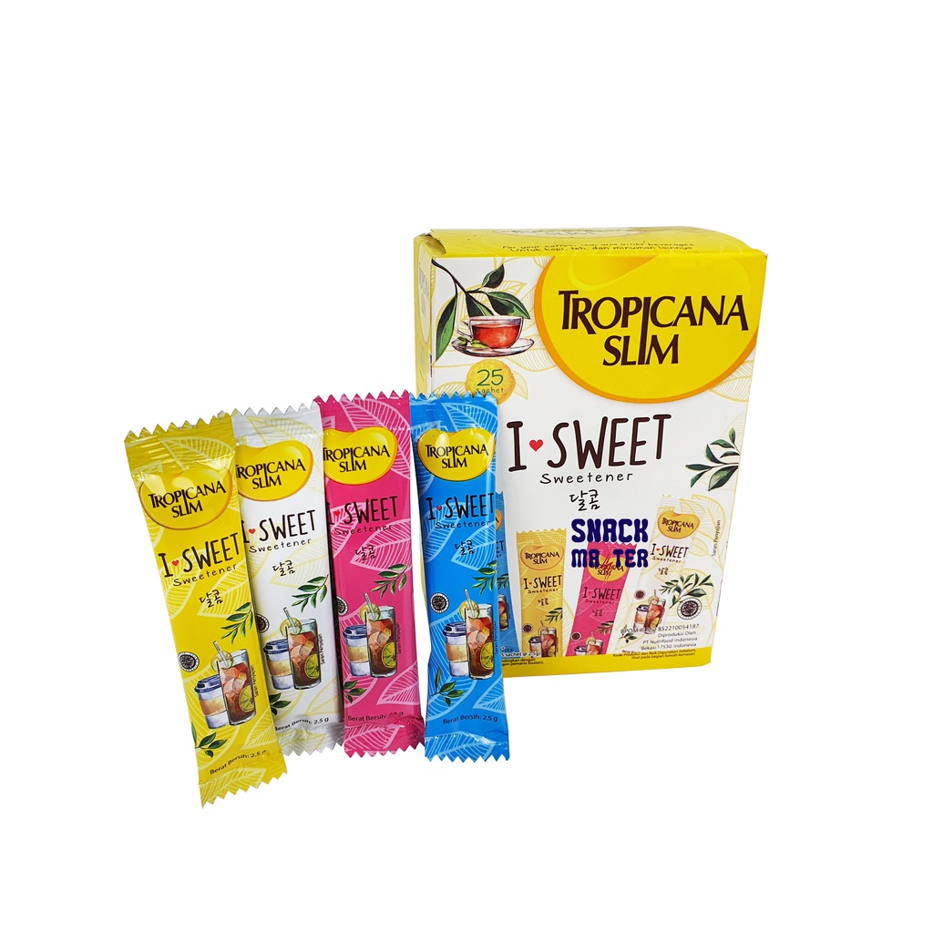 

Tropicana Slim I Sweet Sweetener BOX - Netto 62.5 gr