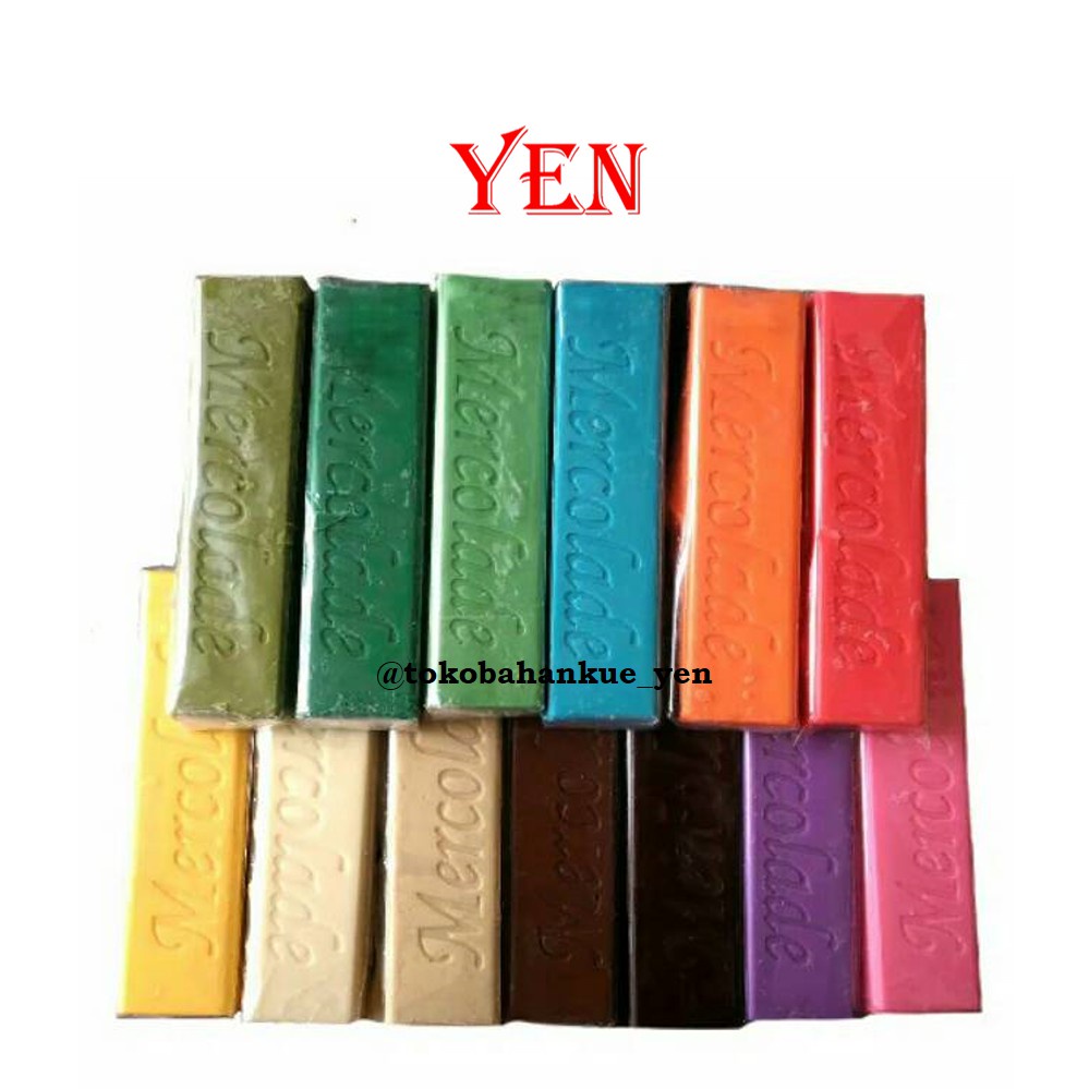Mercolade Coklat Batang Warna Warni