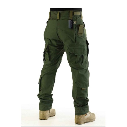 Karisock konfeksi Celana tactical panjang bahan ripstop premium | Celana lapangan cargo banyak saku