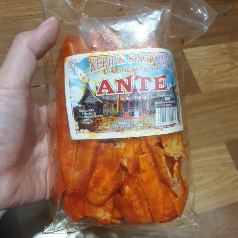 

keripik singkong balado ANTE