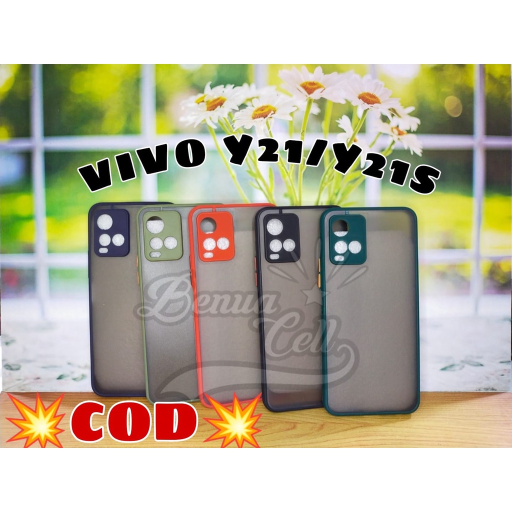 Y21 Y21S, Y91/Y95, Y83 FINGER CASE MATTE CASE DOVE SOFTCASE MY CHOICE VIVO Y91 Y95 VIVO Y21 Y21S - BC