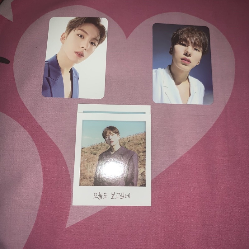 kihyun voyager album photocard polaroid somewhere
