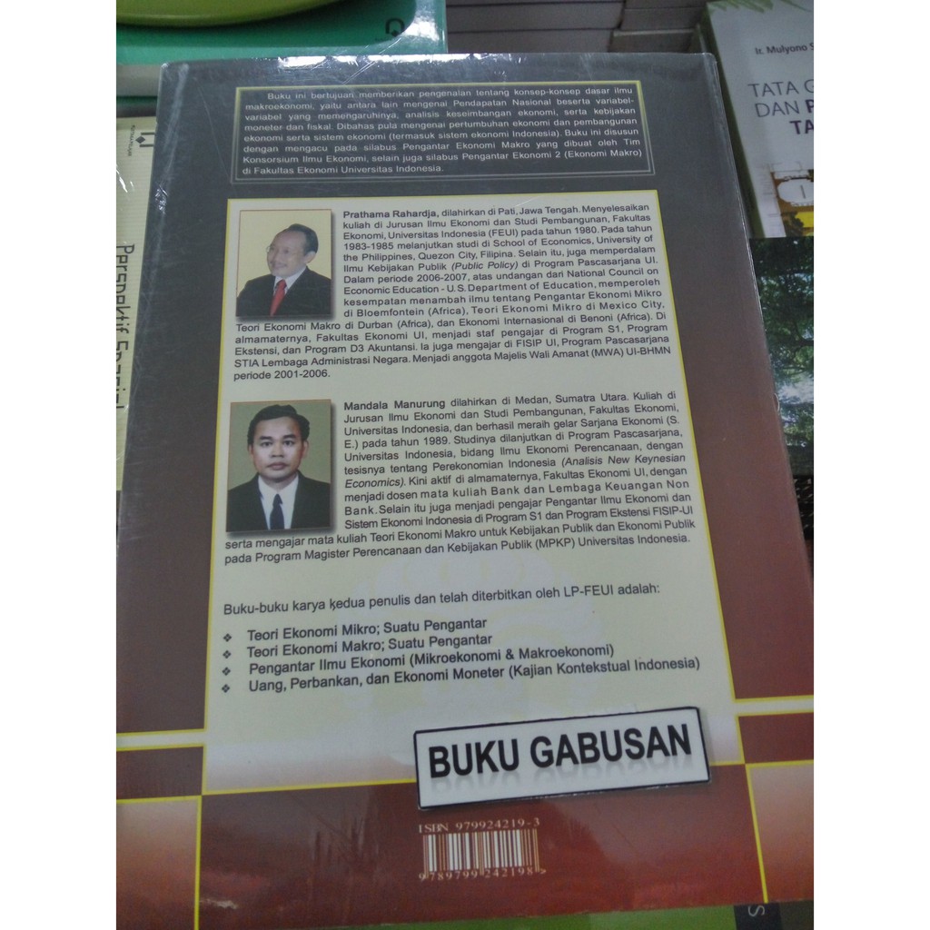 Buku Teori Ekonomi Makro Suatu Pengantar Edisi 4 Prathama Rahardja Ar Shopee Indonesia