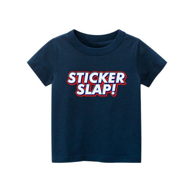 Kaos anak STICKER SLAP kaos anak untuk usia 1-8 tahun