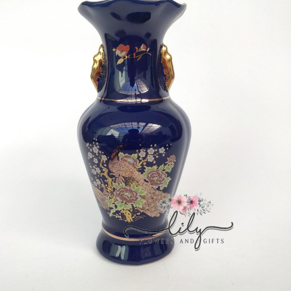 Import Original% Pot / Vas / Guci Hias Bunga Keramik Tanaman Dekorasi Rumah Kantor Guci Thailand Hom