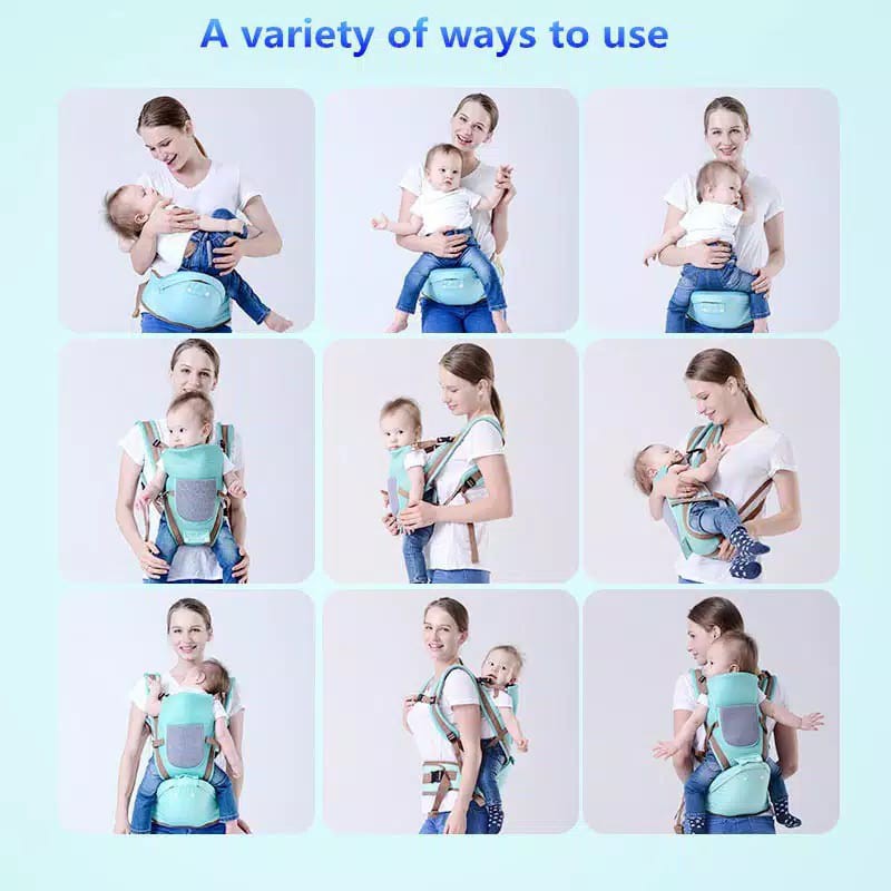 Gendongan Bayi Hadap Depan Hipseat 5in1 / Baby Carrier / Hip Seat Bayi Tuturu Duduk gendingan Kangguru chn