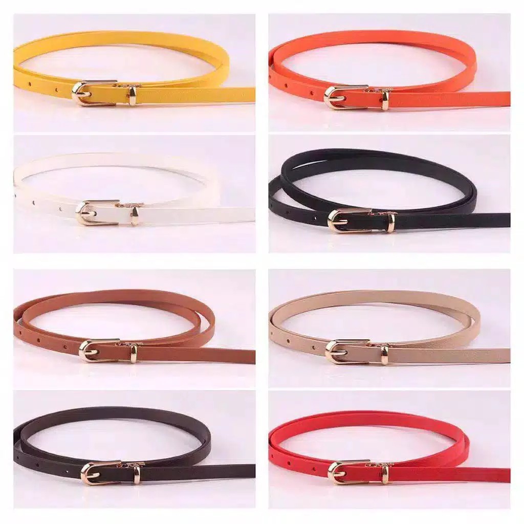 Ikat Pinggang Wanita MF79 Bahan Kulit PU Gesper untuk Wanita