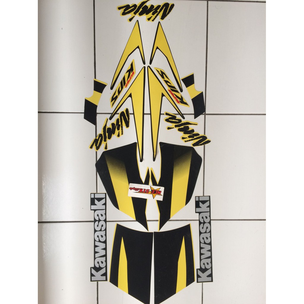 Stiker striping Ninja RR 2012
