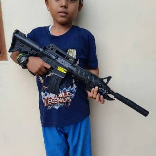  Mainan  Senapan Spring M4 Cobra Tembak Tembakan Airsoft 