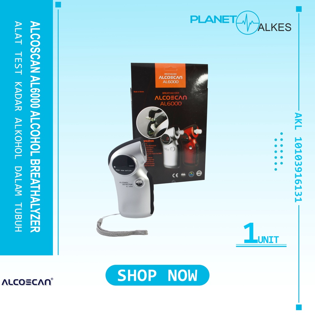 Alat Cek Alkohol Alcoscan AL6000 / Test Alcohol alco scan / ALCOFIND AF33 Alat Test Akohol (Pendetek