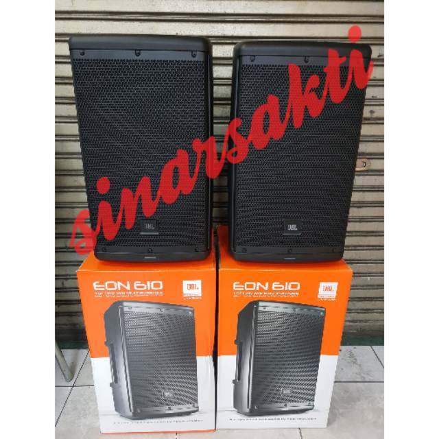 SPEAKER AKTIF JBL EON 610 ( 2BH 10 INCH ) ORIGINAL