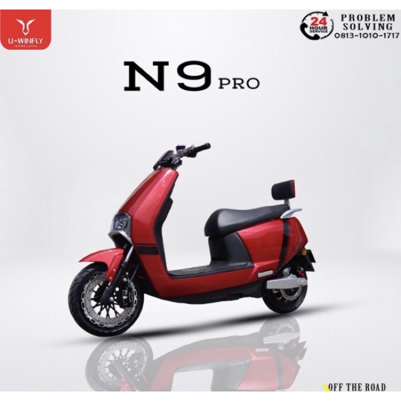 Sepeda Motor Listrik Uwinfly N9 Pro 2000 Watt