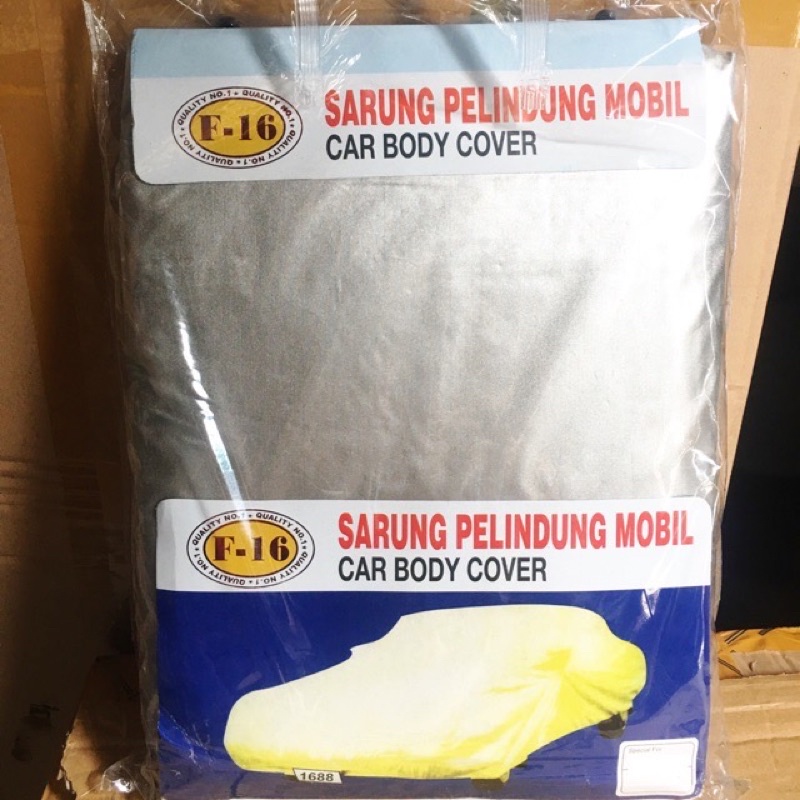 AVANZA 2022 / XENIA 2022 CAR COVER SELIMUT SARUNG MOBIL SILVER F1
