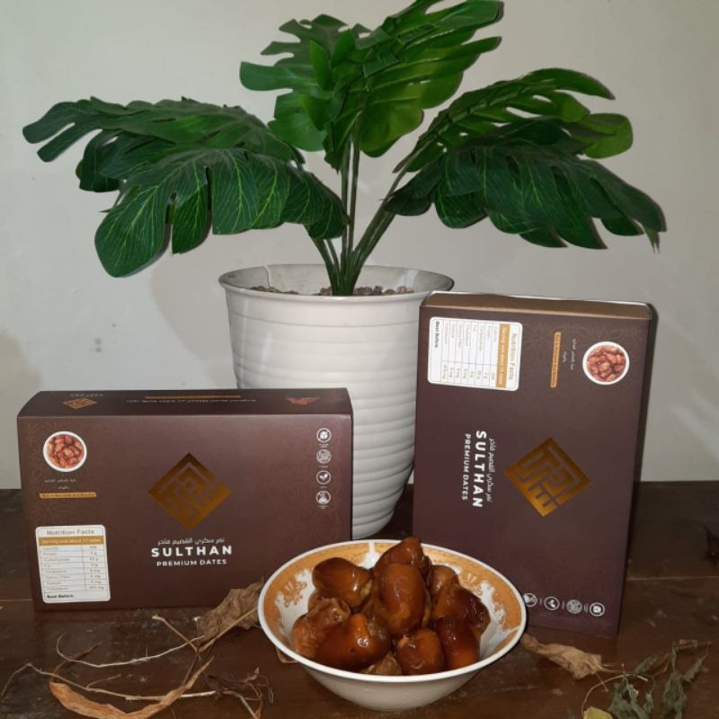 

Sultan premium sukkari date kurma sukkari manis daging tebal 600 gram