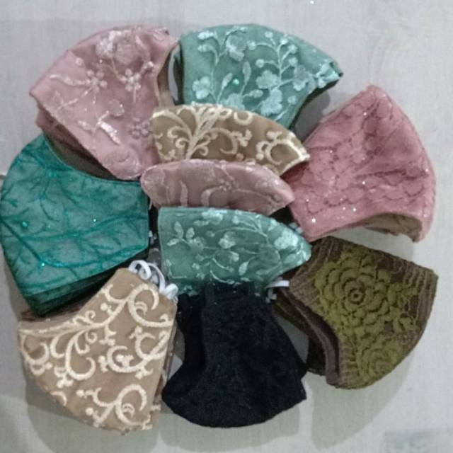 Masker broklat warna isi 5 random