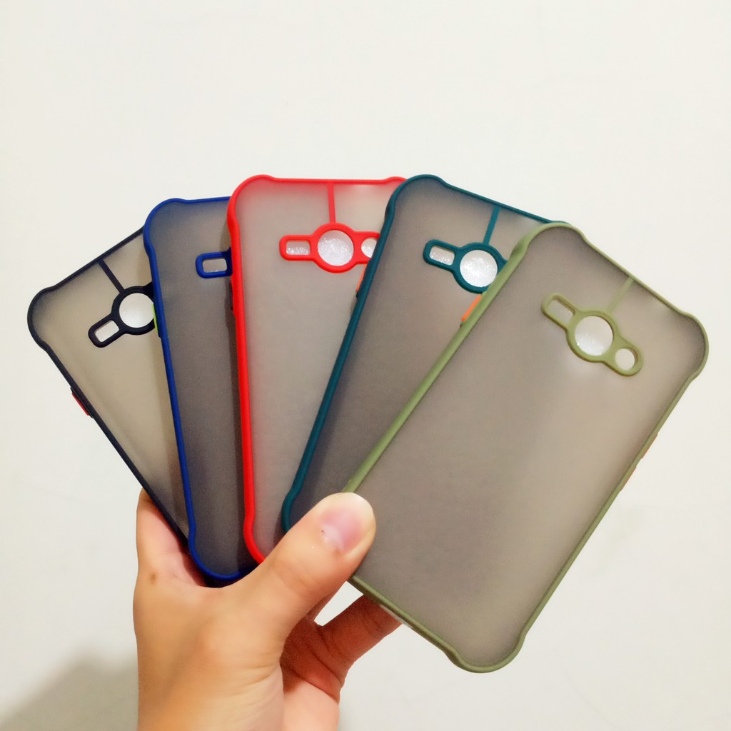 Hybrid Matte Case Samsung J1 Ace , J3 2016 , J5 2015 , J7 2015 , J7 Core Case Bumper Candy Frosted