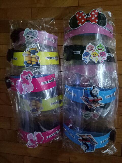 Face Shield Baby Open Apd Avanger Ironman Spiderman Baby Shark