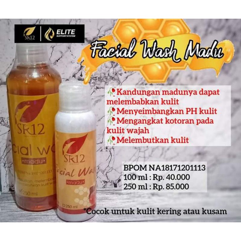 Facial wash Madu SR12