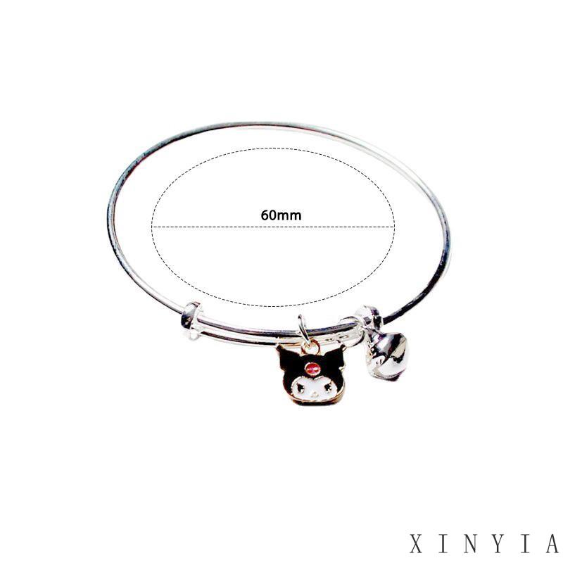 Xia.id Gelang Tangan Wanita Gelang Couple Pasangan Aesthetic Gelang Couple Sahabat Desain Kartun Anjing Kuromi Cinnamoroll Adjustable