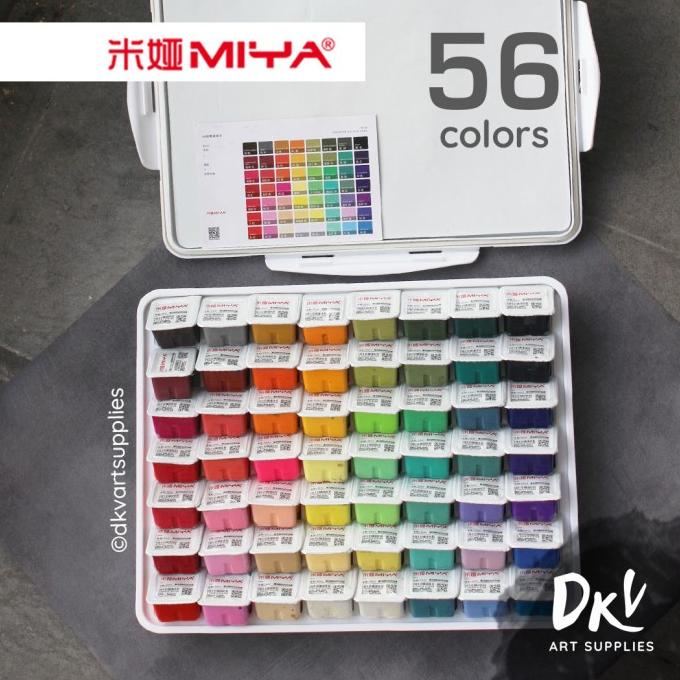 

TERLARIS Miya Himi Gouache 56 Warna Colors 30ml 30 ml/CAT AKRILIK SET/CAT AKRILIK SET 24 WARNA/CAT AKRILIK PASTEL/CAT AIR/CAT AIR LUKIS SET/CAT AIR GIOTTO/KUAS LUKIS 1 SET/KUAS LUKIS KECIL/KUAS LUKIS LENGKAP/KANVAS LUKIS/KANVAS LUKIS SKETSA/KANVAS LUKIS