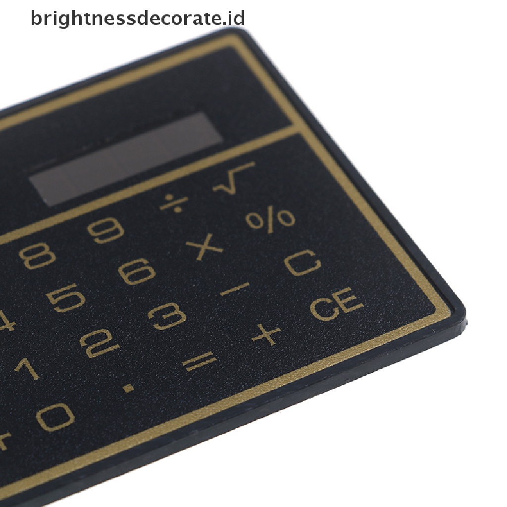 [birth] Mini Calculator Credit Card Size Stealth School Cheating Pocket Size 8 Digit [ID]