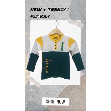 Kaus Sweater Kancing Anak laki-laki