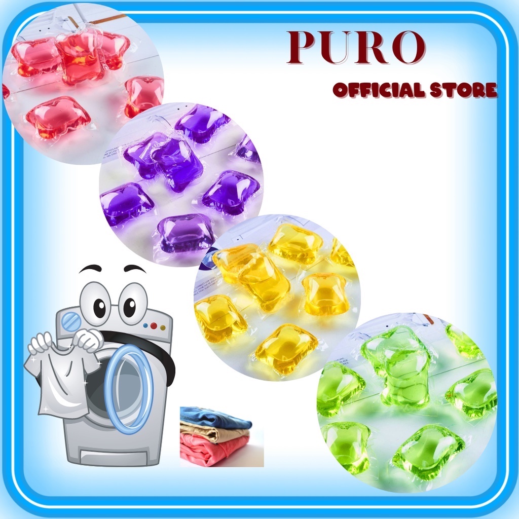 Sabun Gel Laundry / Laundry Gel Sabun Cuci Bentuk Gel Sabun Cuci Cair Detergen Cair Pewangi Sabun Cuci Baju Laundry Detergen Ball Bola Laundry Gel