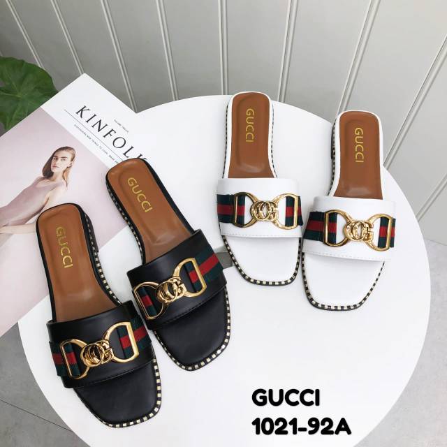 FLATS GUCCI 1022-92A JO Sepatu Impor Batam