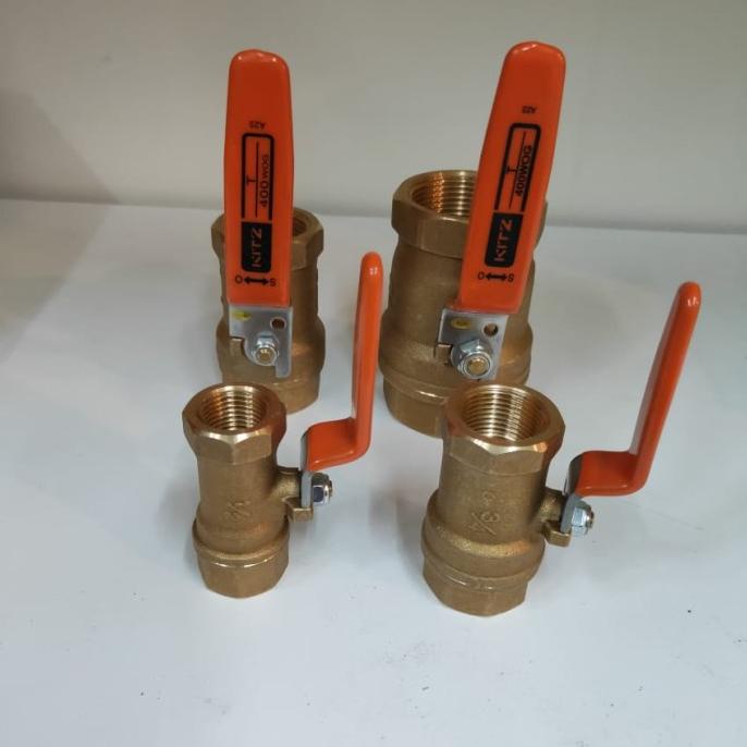 Ball valve kuningan KITZ 1" / Ball valve kitz Ori