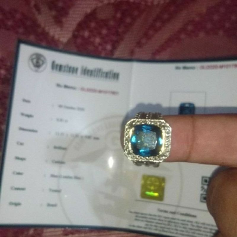 NATURAL BLUE TOPAZ LONDON