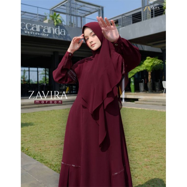 READY STOK Gamis Elegan Zavira by Akifa ORI