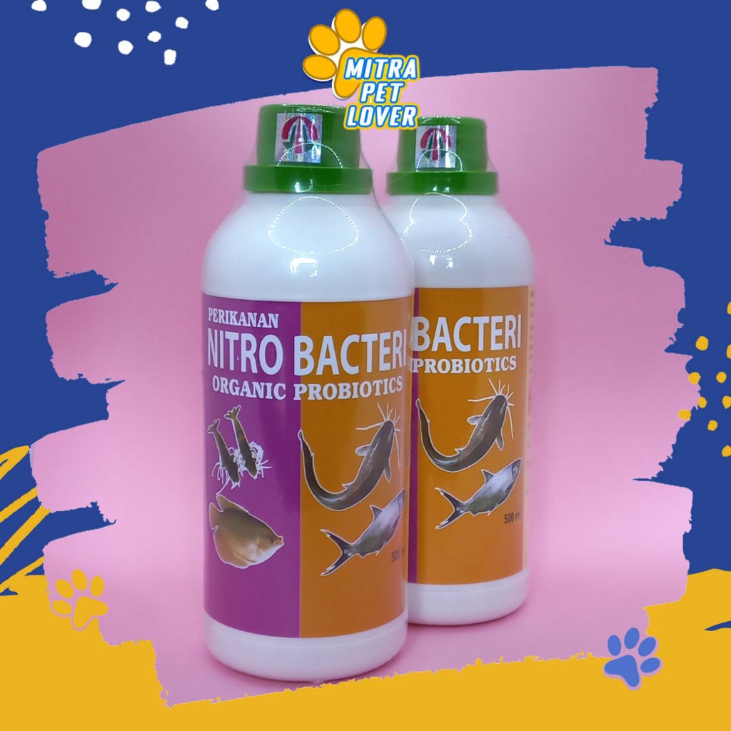 OBAT PROBIOTIK IKAN - NITROBACTER 500 ML ORIGINAL - MENURUNKAN PH - MENGHILANGKAN BAU - MENGURAI AMONIA &amp; NITRIT - PLANKTON CEPAT TUMBUH - AMAN AMPUH EFEKTIV - NITROBAKTER - PET ANIMAL FISH HEALTHCARE TAMASINDO VITAMIN TERNAK HEWAN BINATANG MITRAPETLOVER