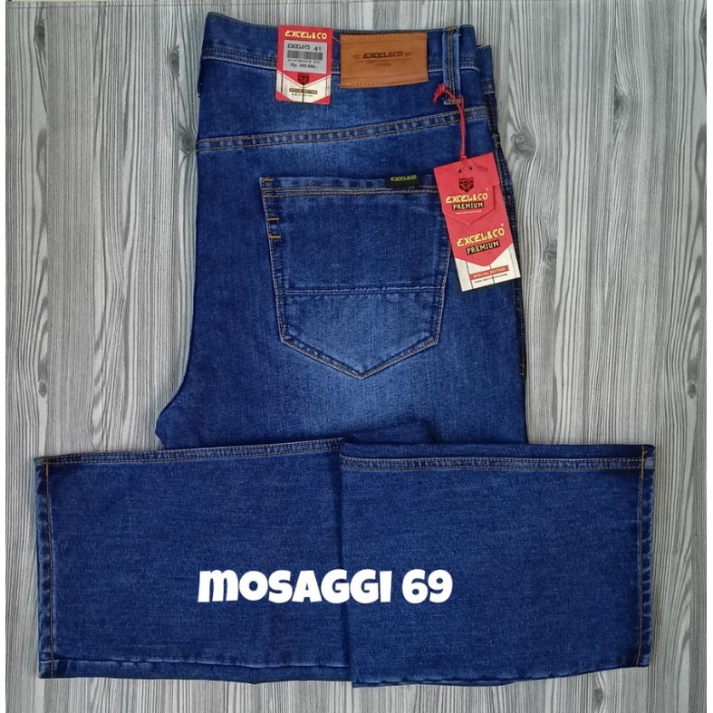 CELANA PANJANG JEANS 39/44 PRIA RING JUMBO REGULER